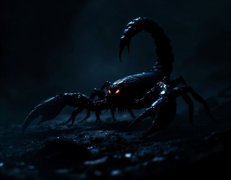 Les traits toxiques du scorpion